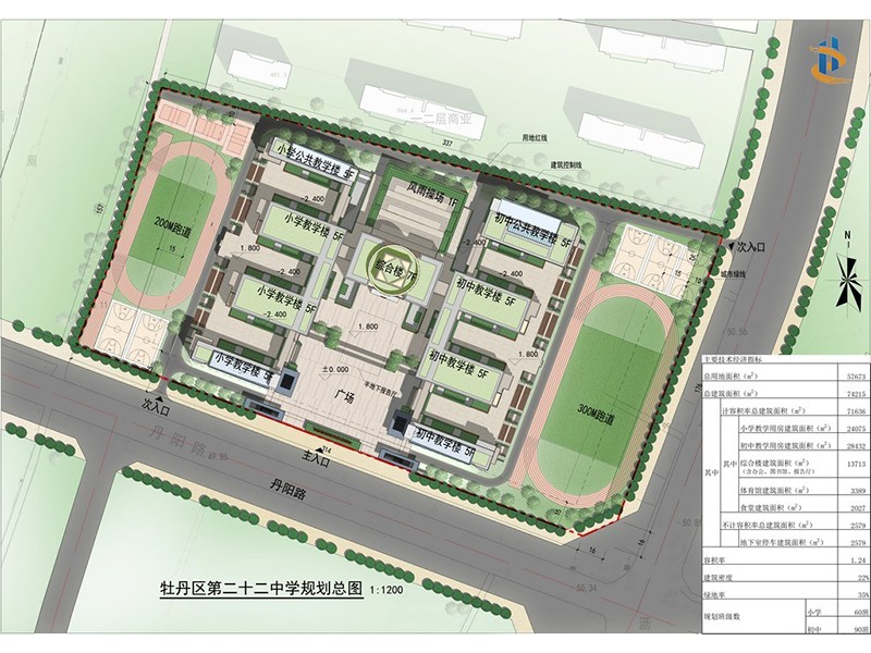 菏泽市牡丹区第二十二初级中学、杏坛小学